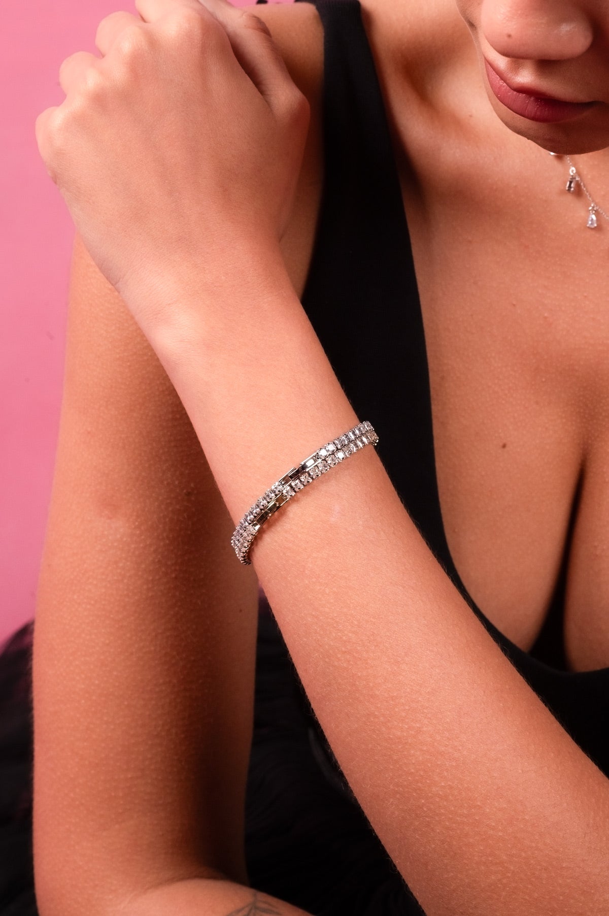 Crystal Radiance Tennis Bracelet