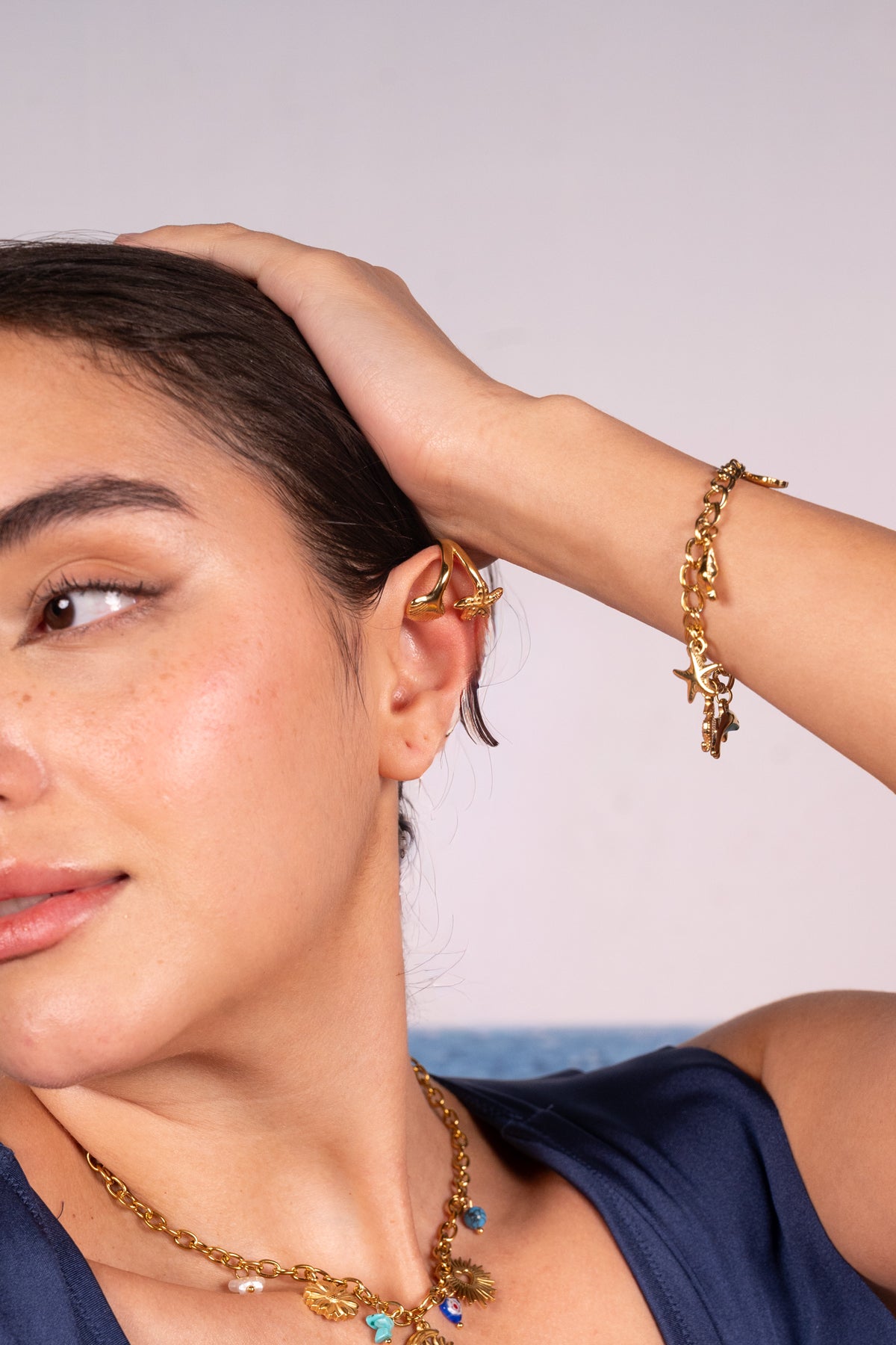 Golden Shore Charm Bracelet