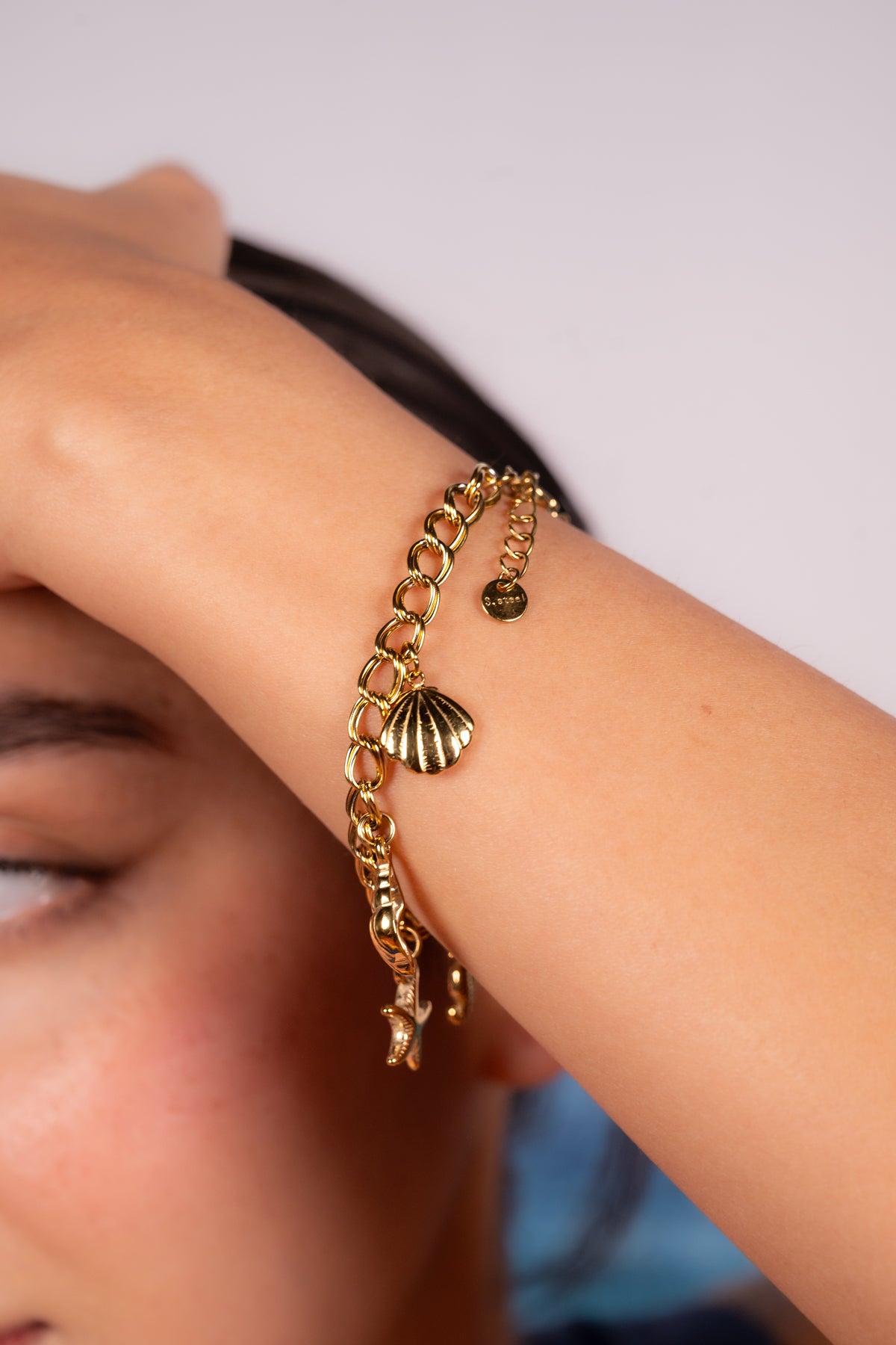 Golden Shore Charm Bracelet