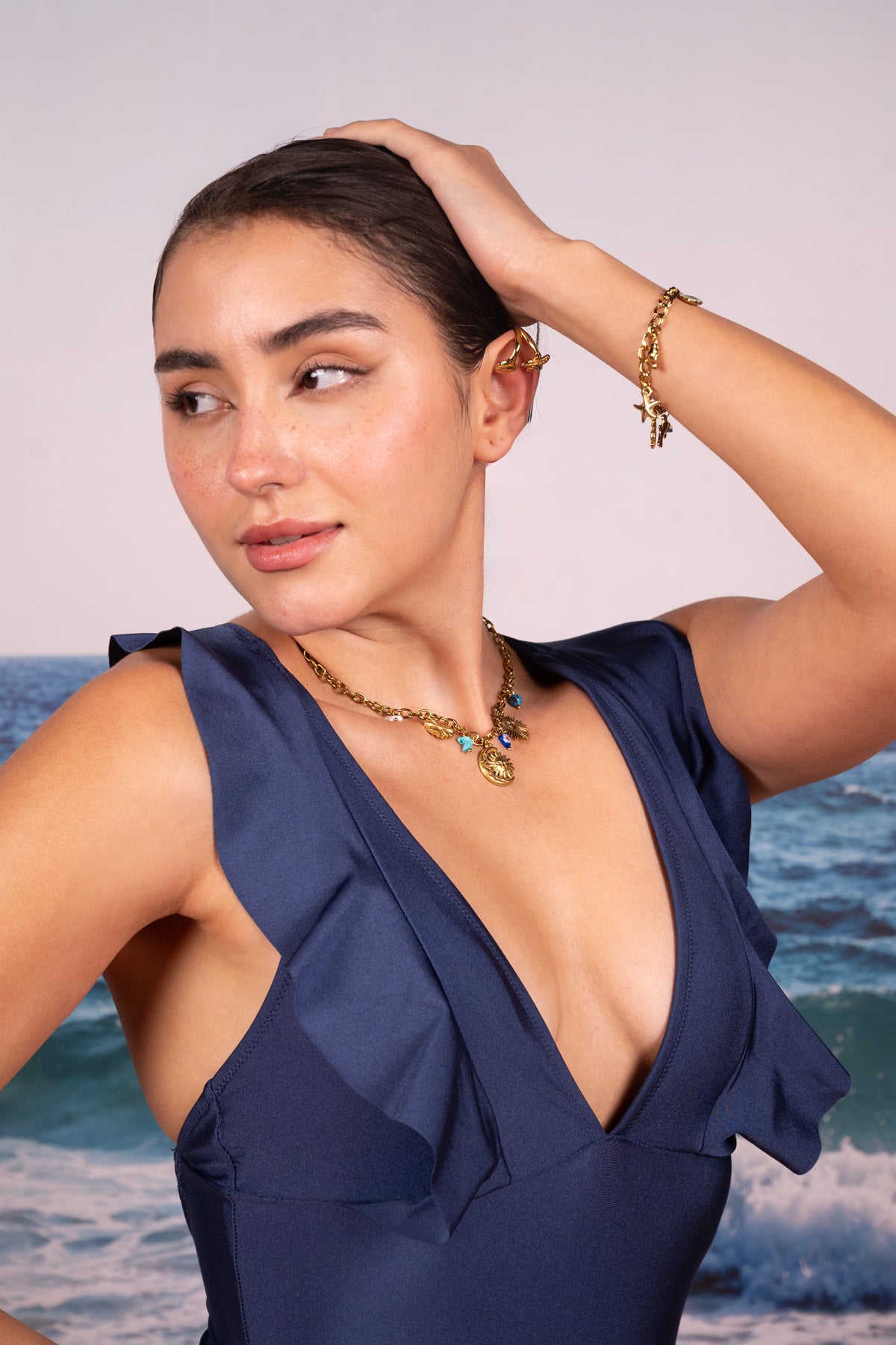 Ocean Muse Charm Necklace