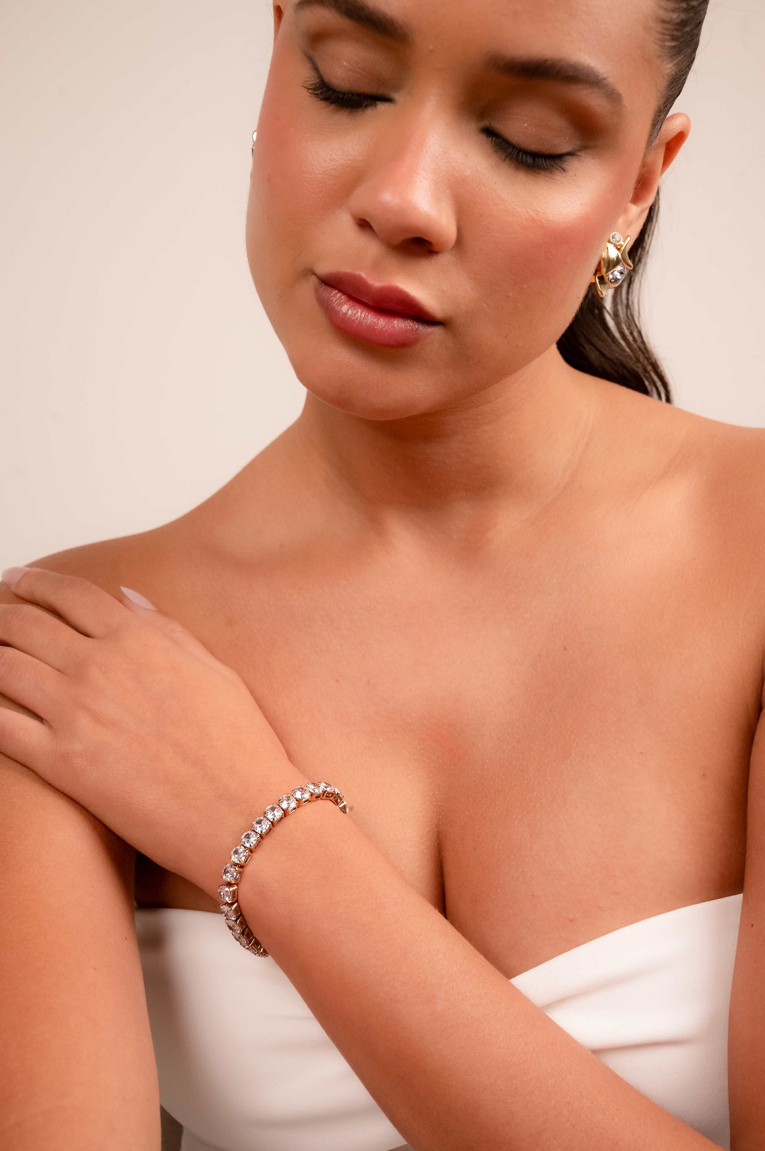 Radiant Diamond-Line Tennis Bracelet
