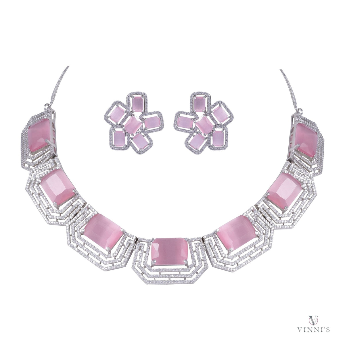 Ad Jewelry Necklace Set Roseate Refinement - Vinni’s Jewelry