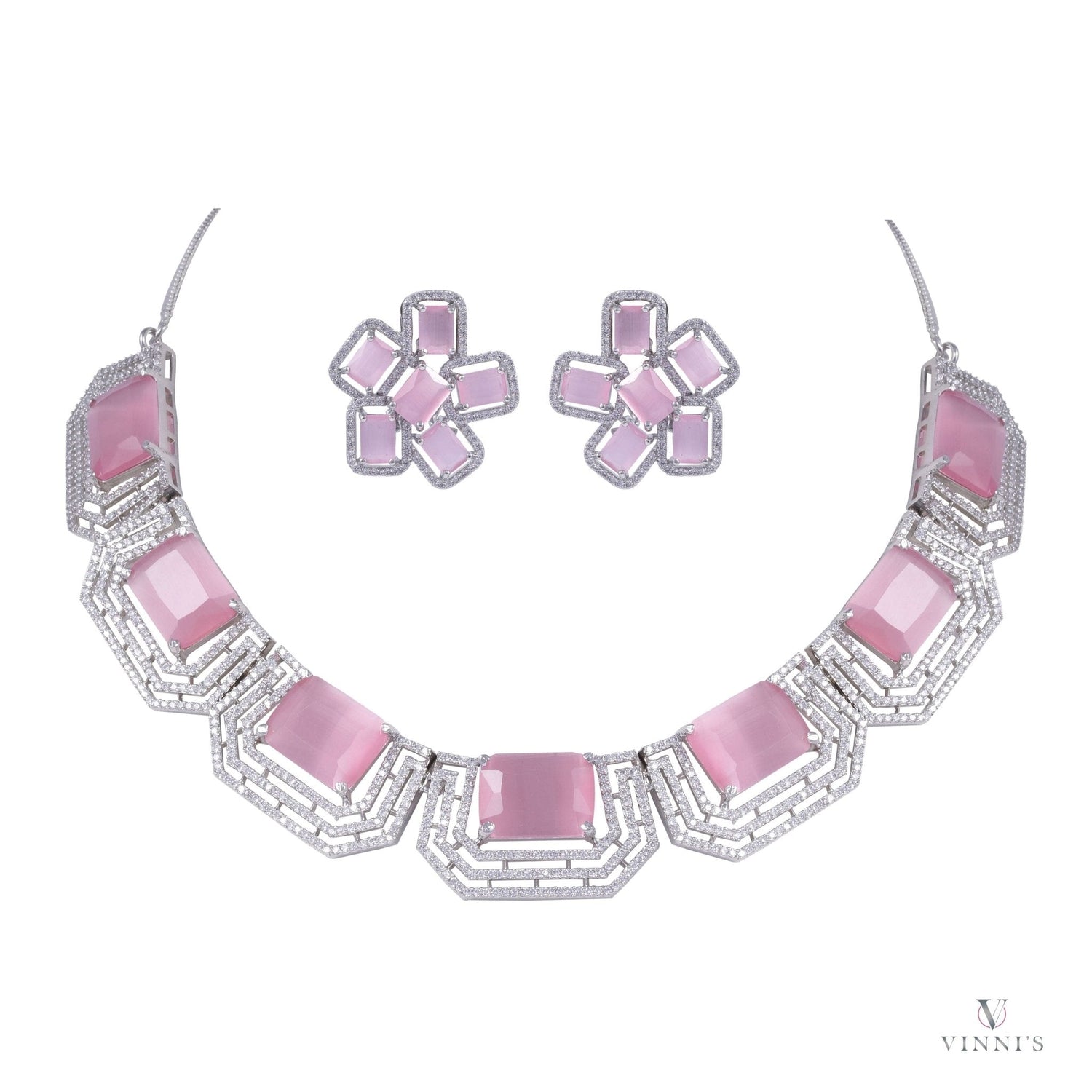 Ad Jewelry Necklace Set Roseate Refinement - Vinni’s Jewelry