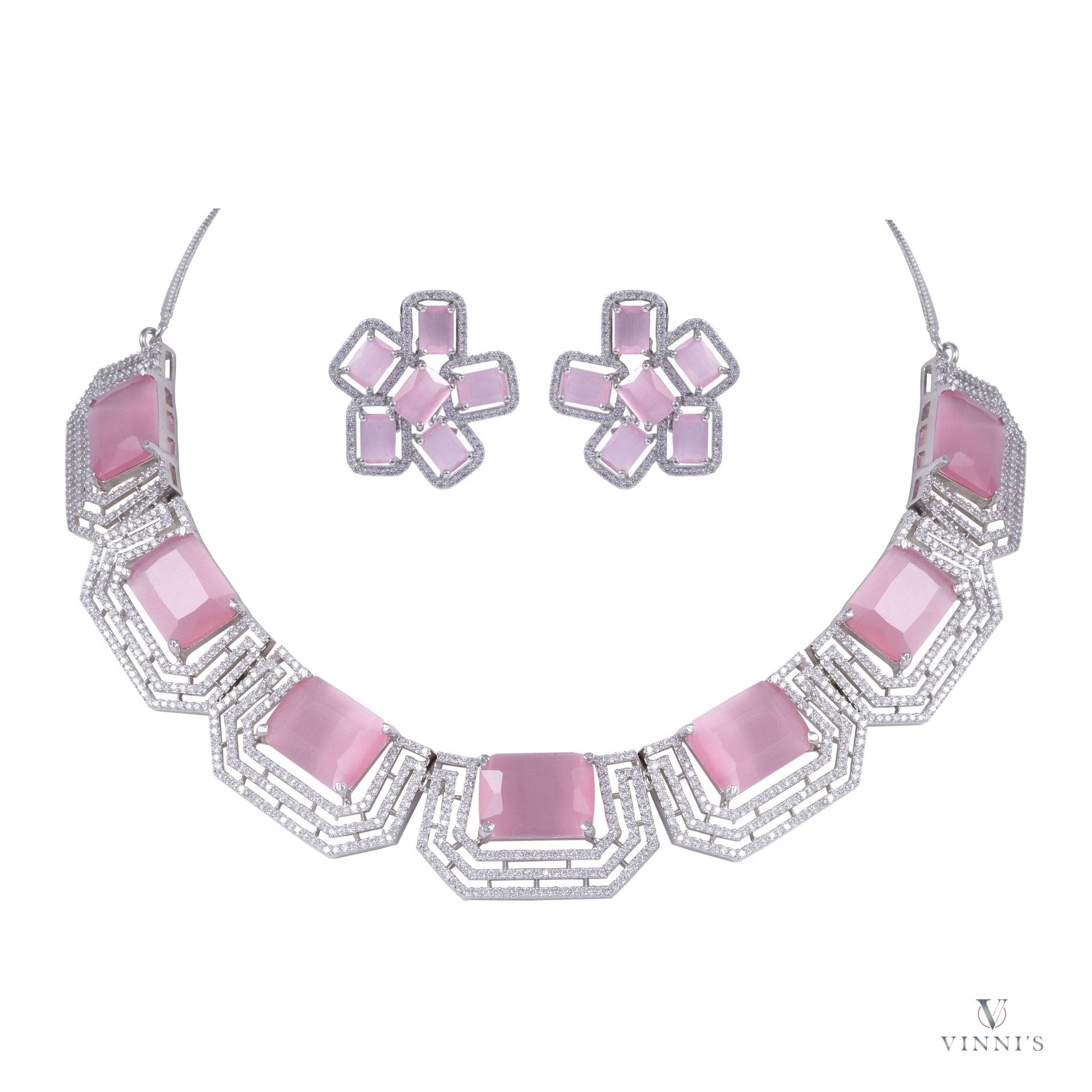 Ad Jewelry Necklace Set Roseate Refinement - Vinni’s Jewelry