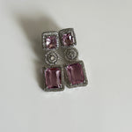 Blush Royale CZ Drop Earrings - Vinni’s Jewelry