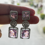 Blush Royale CZ Drop Earrings - Vinni’s Jewelry