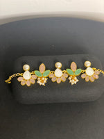 Buy Adjustable Pearl Bracelet | Blossom Petal - Vinni’s Jewelry