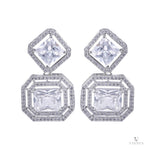 Buy Beautiful Moissanite Designer Ad Jewelry | Crystal Lattice Earrings - Vinni’s Jewelry