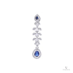 Buy Bridal Ad Jewelry Necklace | Sapphire Solitude - Vinni’s Jewelry