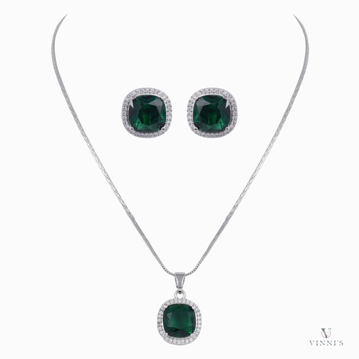 Buy Luxury Moissanite Necklace | Verde Essence - Vinni’s Jewelry