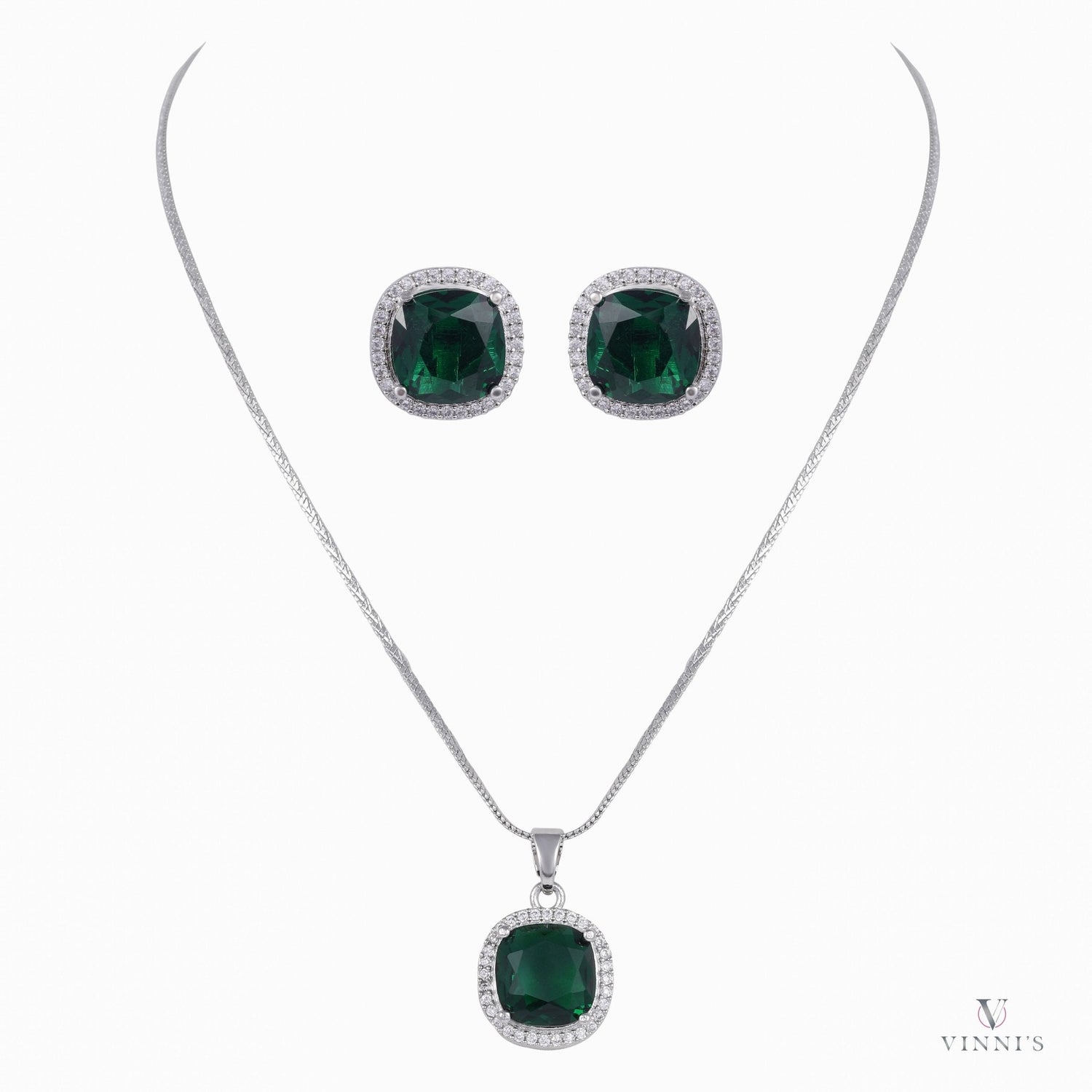 Buy Luxury Moissanite Necklace | Verde Essence - Vinni’s Jewelry