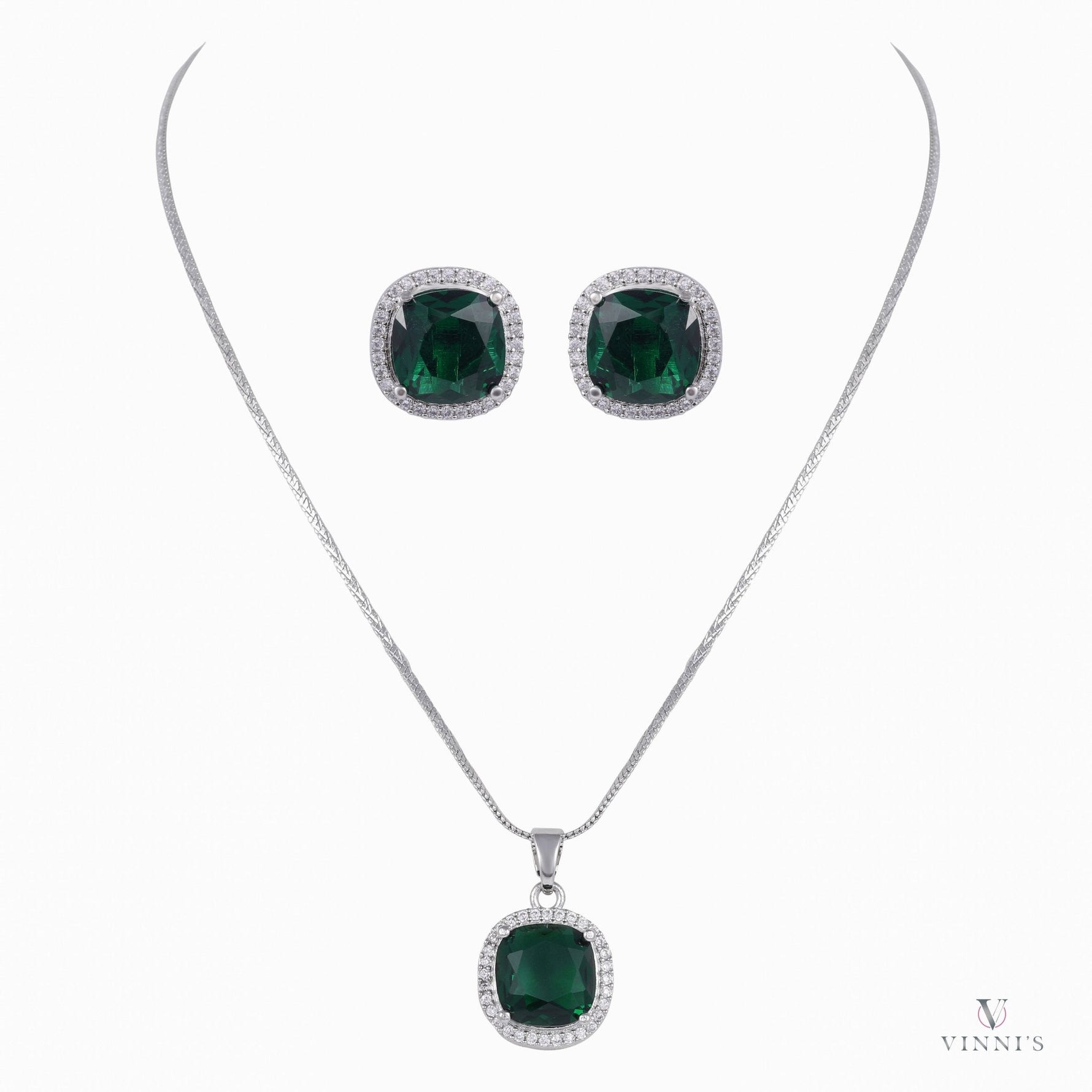Buy Luxury Moissanite Necklace | Verde Essence - Vinni’s Jewelry