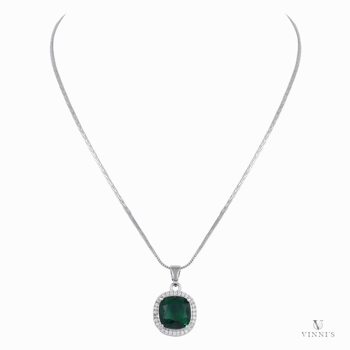 Buy Luxury Moissanite Necklace | Verde Essence - Vinni’s Jewelry