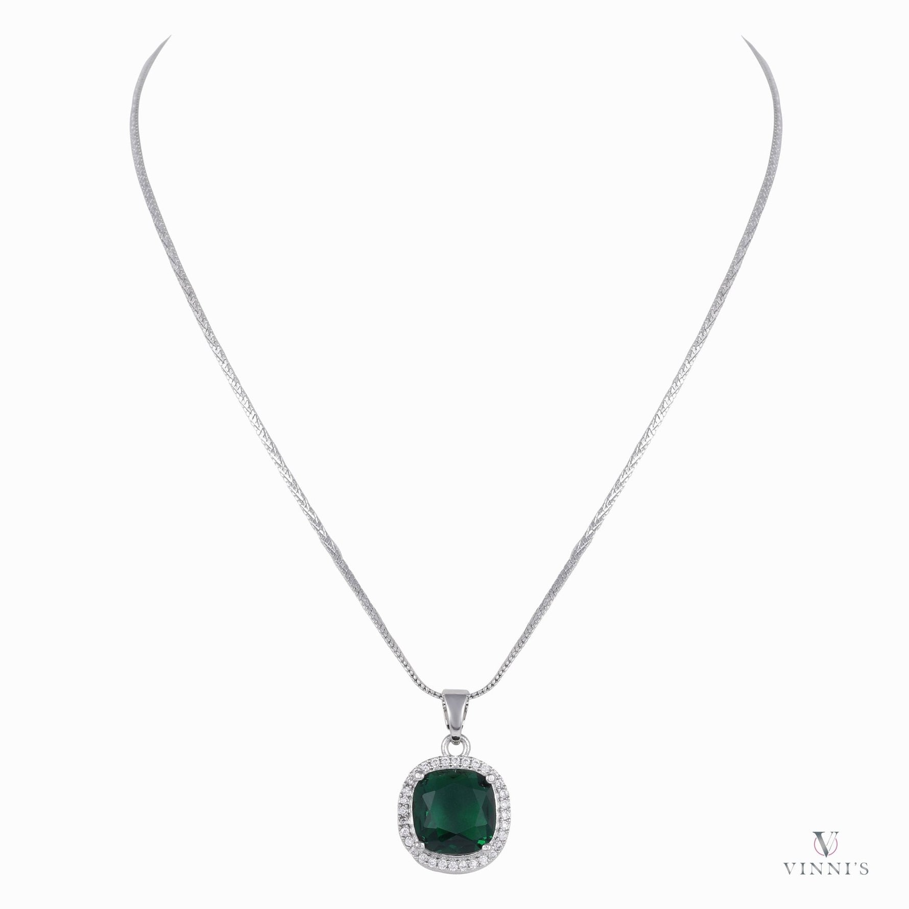 Buy Luxury Moissanite Necklace | Verde Essence - Vinni’s Jewelry