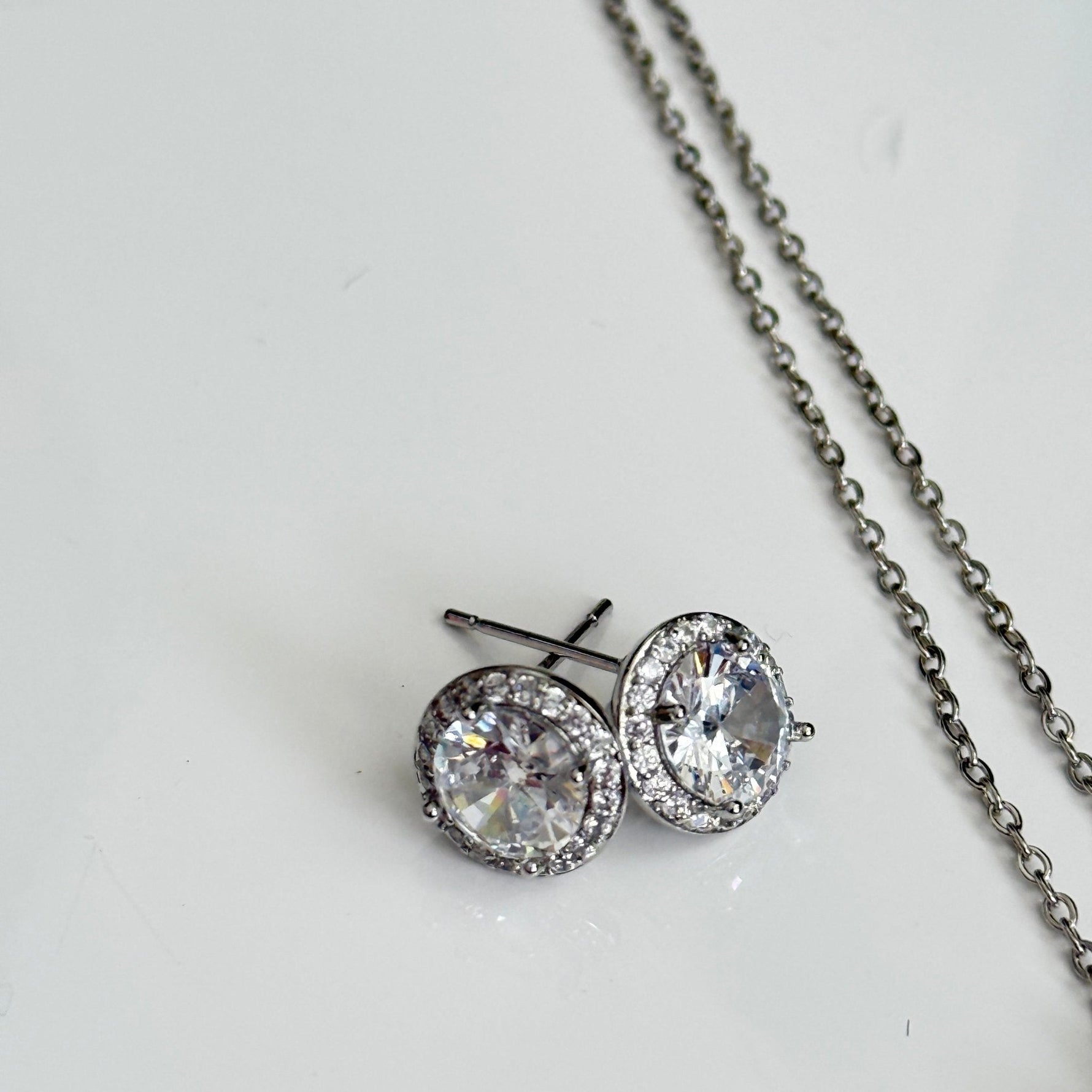 “Celestial Spark” Necklace & Earrings Set - Vinni’s Jewelry