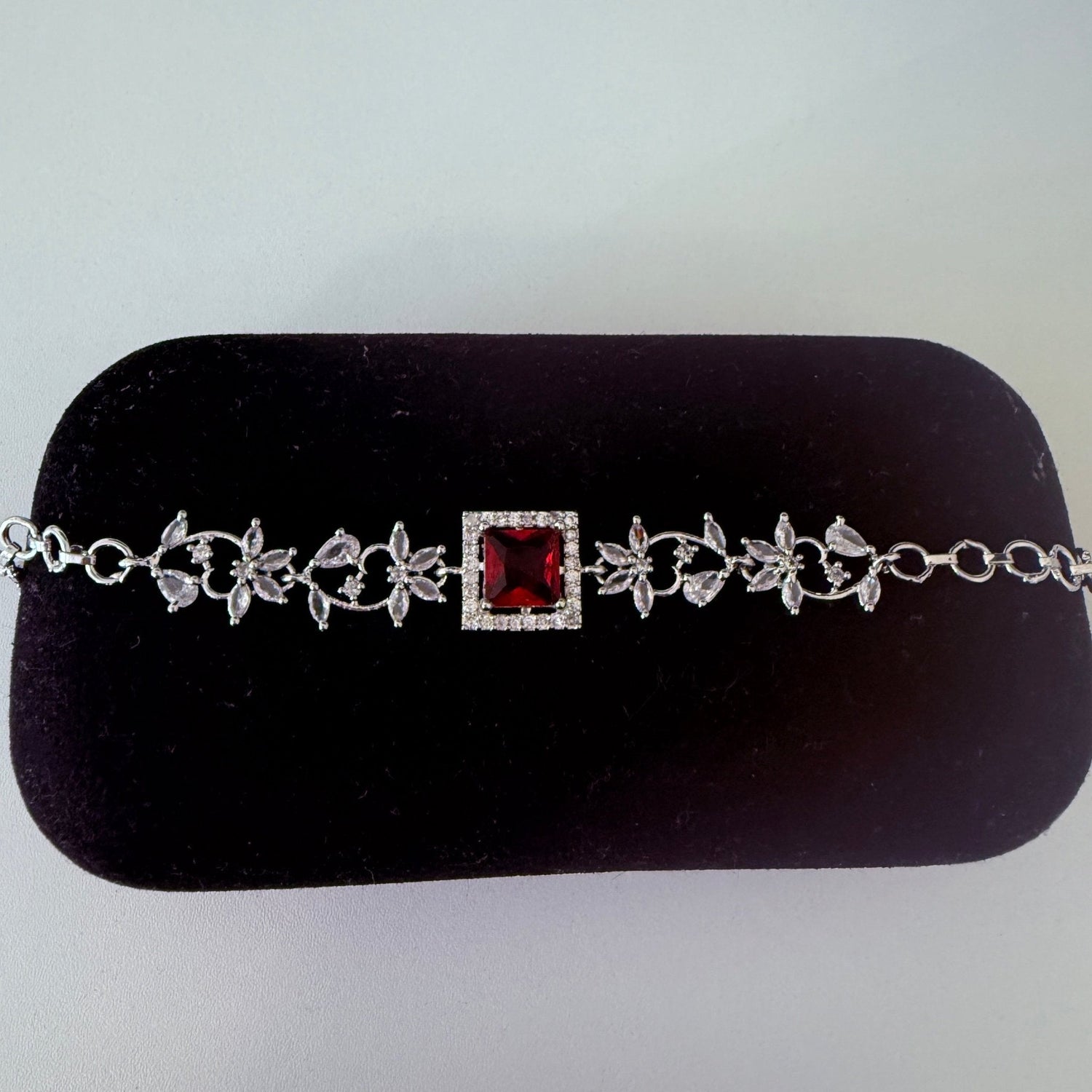 Crimson Bloom Bracelet - Vinni’s Jewelry