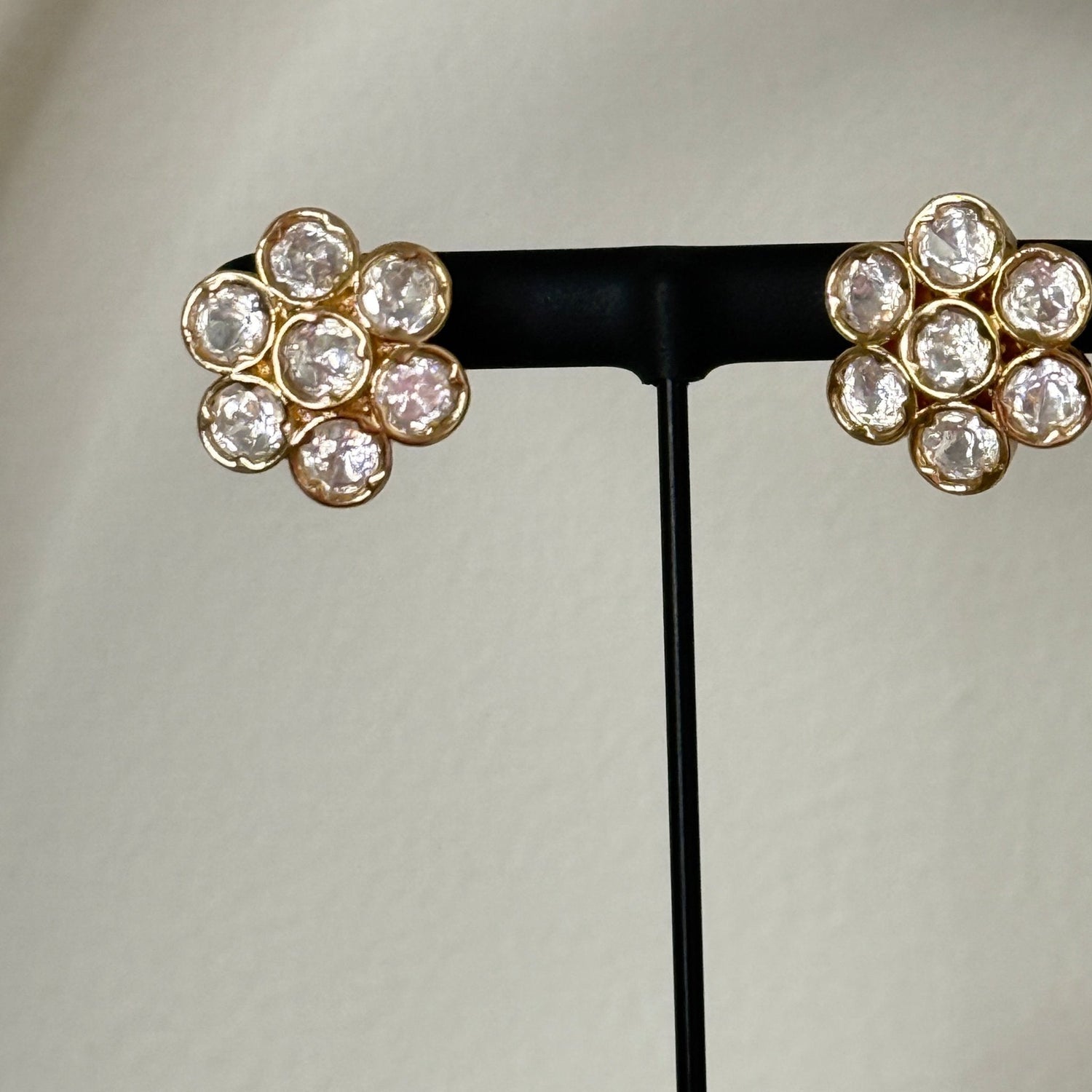 Crystal Bloom Stud Earrings