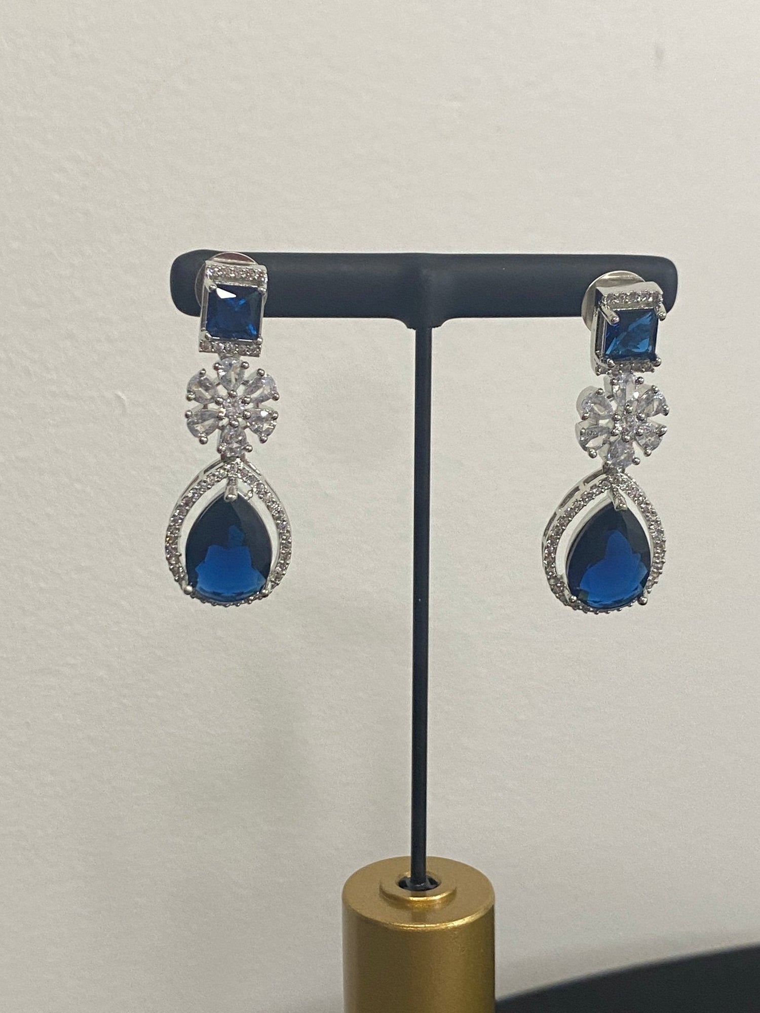 Ethereal Teardrop Gemstone Earrings