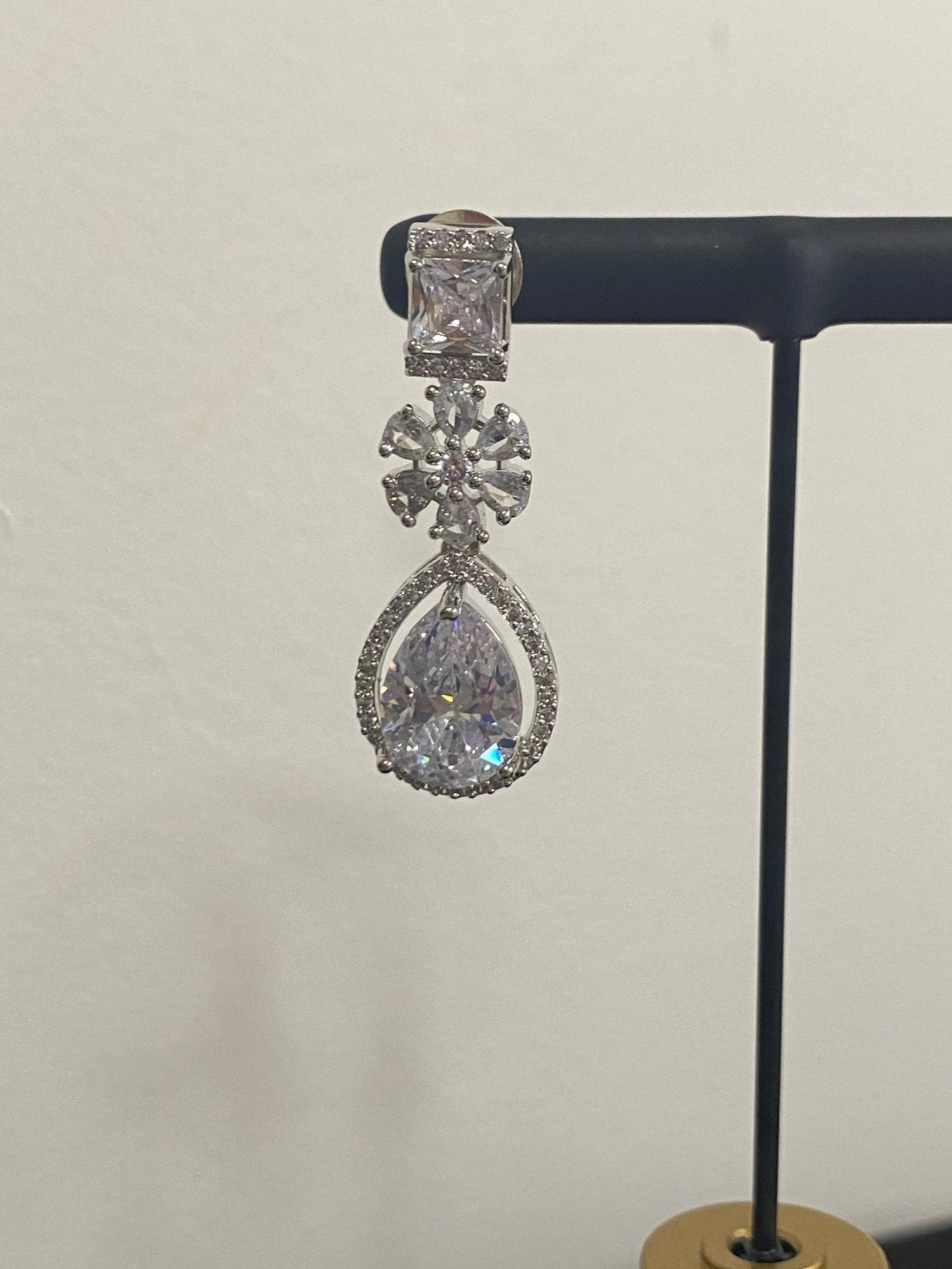 Ethereal Teardrop Gemstone Earrings