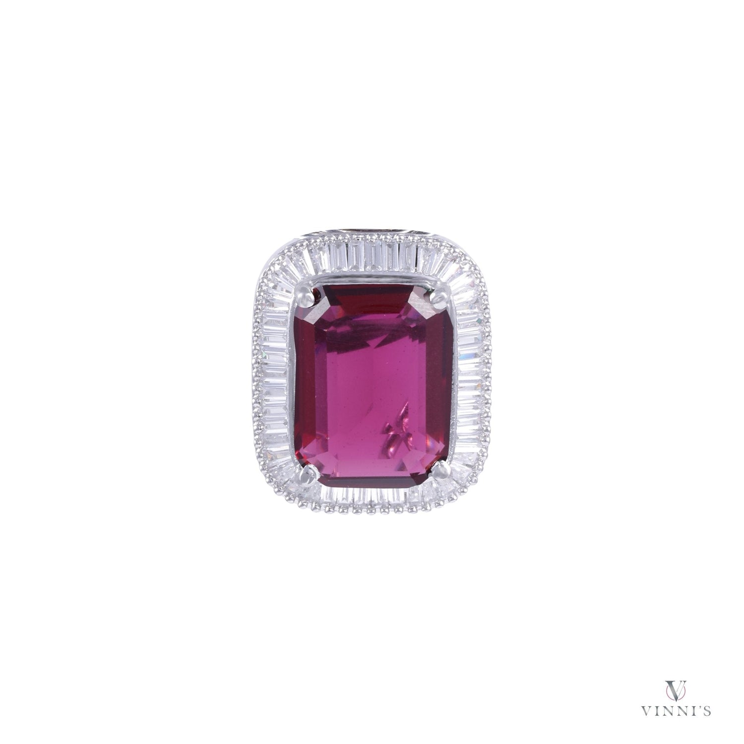 Fuchsia Radiance Studs - Vinni’s Jewelry