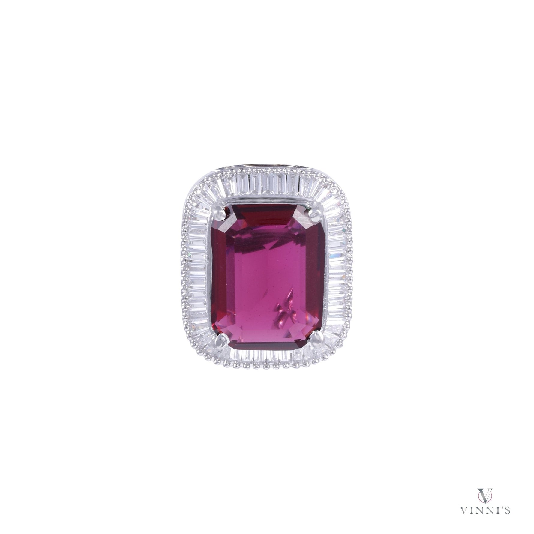 Fuchsia Radiance Studs - Vinni’s Jewelry