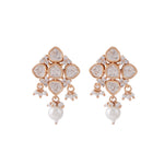 Kundan Pearl Drop Earrings - Vinni’s Jewelry