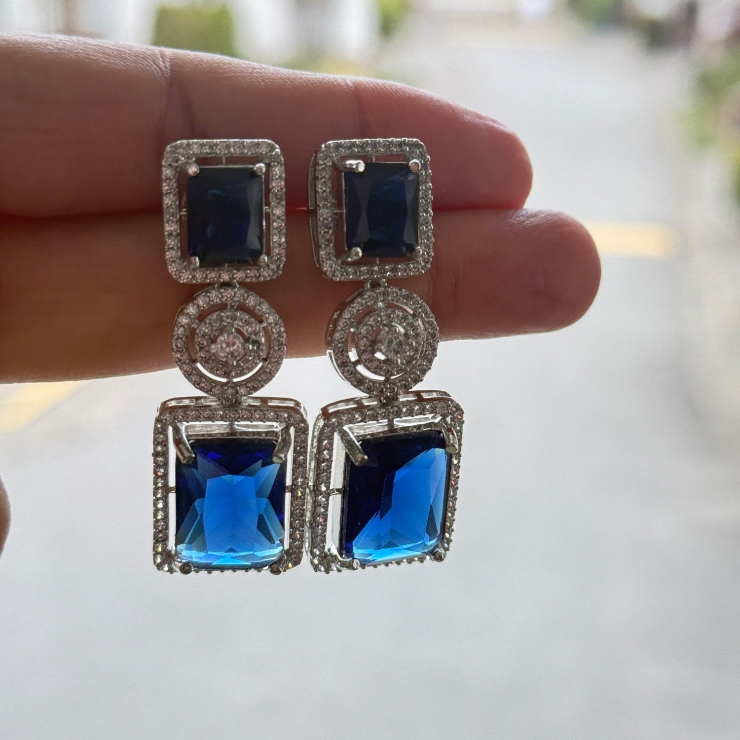 Midnight Majesty CZ Earrings - Vinni’s Jewelry