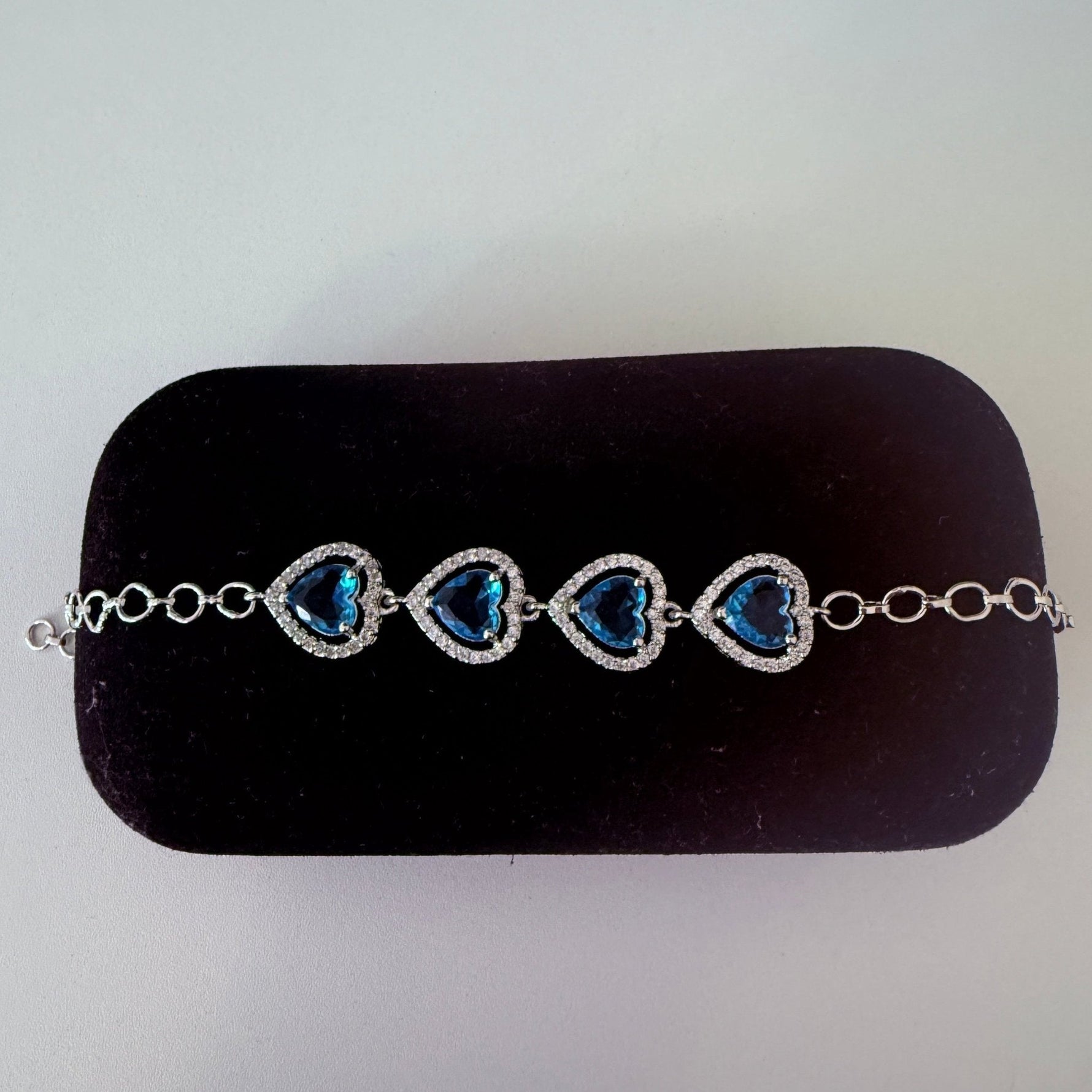Oceanic Heart Charm Bracelet - Vinni’s Jewelry