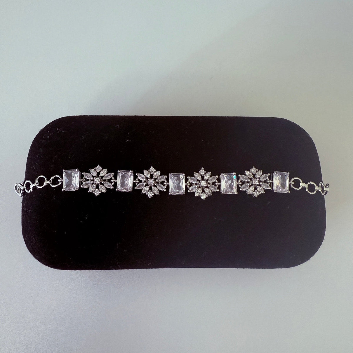 Radiant Baguette Snowflake Bracelet - Vinni’s Jewelry