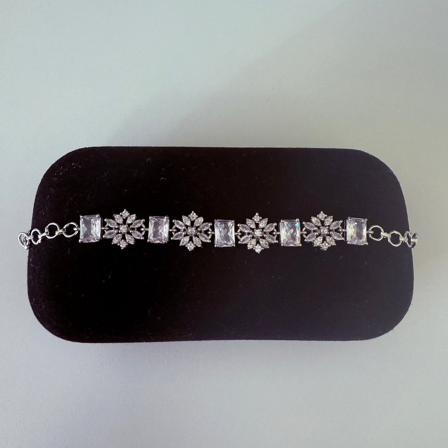 Radiant Baguette Snowflake Bracelet - Vinni’s Jewelry