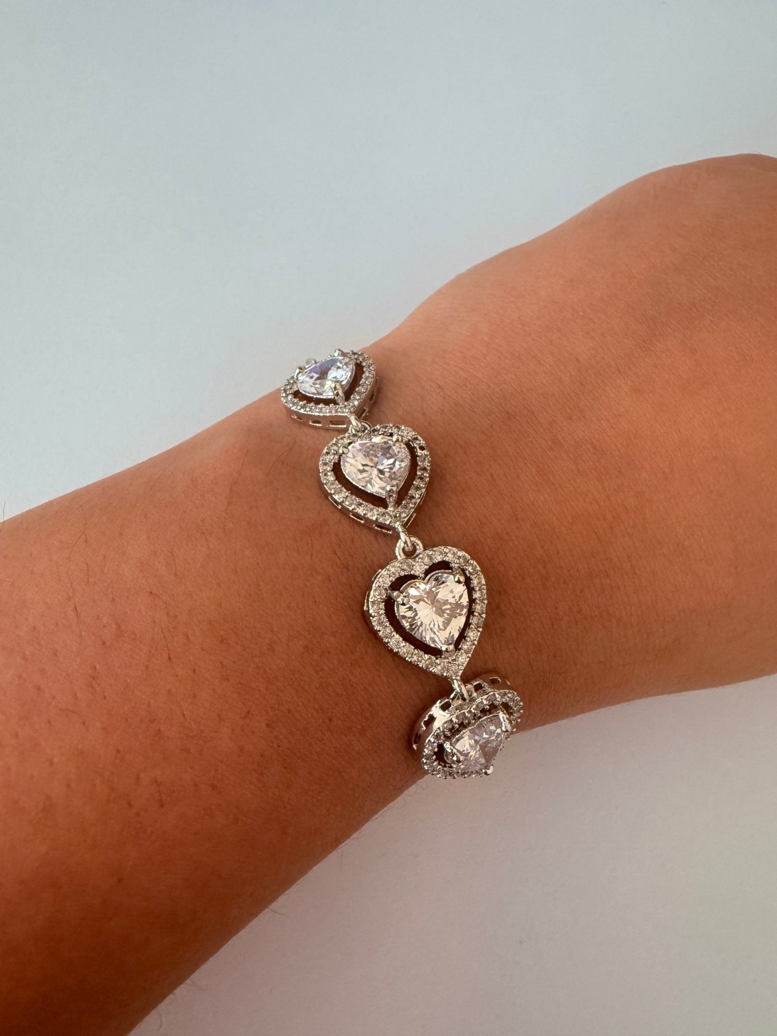 Radiant Heart Charm Bracelet - Vinni’s Jewelry