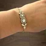 Royal Kundan Drop Adjustable Bracelet - Vinni’s Jewelry
