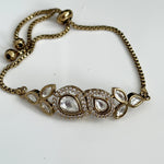 Royal Kundan Drop Adjustable Bracelet - Vinni’s Jewelry