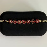 Scarlet Bloom Floral Bracelet - Vinni’s Jewelry