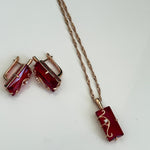 Scarlet Majesty Set - Vinni’s Jewelry