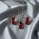 Scarlet Majesty Set - Vinni’s Jewelry