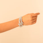 Silver Fern Bangles | Designer Open Cuff Bangles for Women - Vinni’s Jewelry