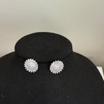 Silver Radiance Burst Stud Earrings - Vinni’s Jewelry