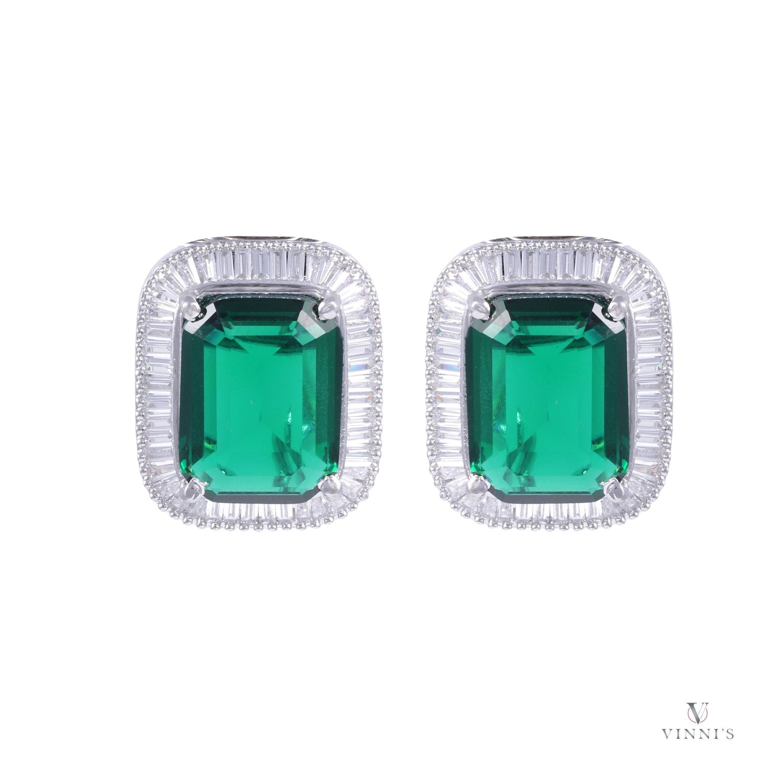 Verdant Charm Studs - Vinni’s Jewelry