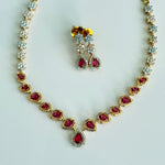 Vinni’s Ruby Blossom Set - Vinni’s Jewelry